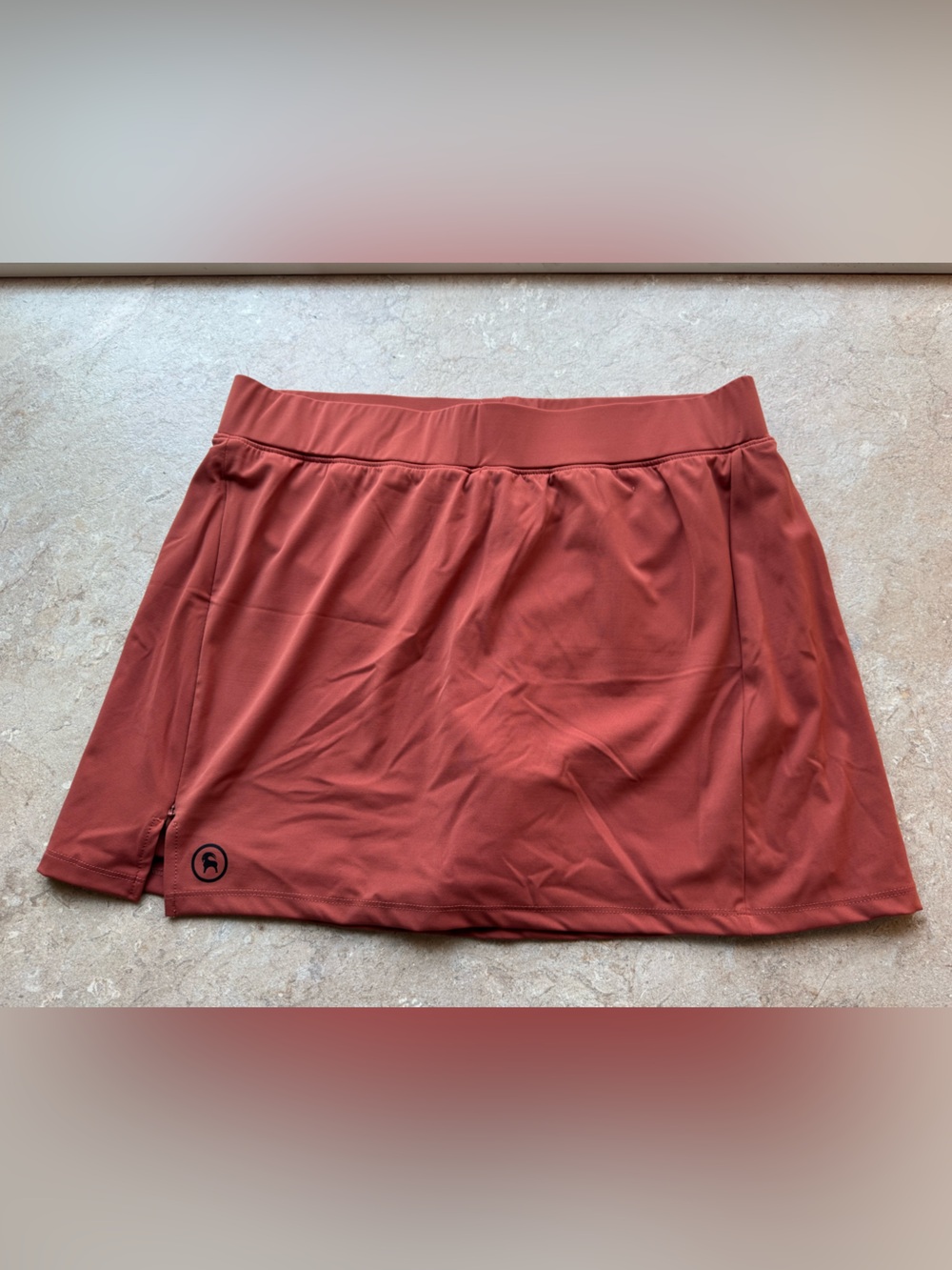 Backcountry Burnt Orange Skort, Size Large